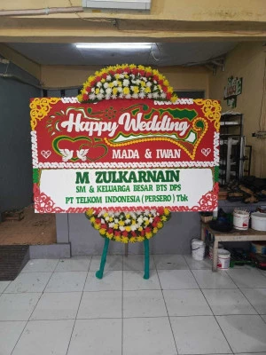 Papan Bunga di Rumah Duka Rspi Sulianti Saroso
