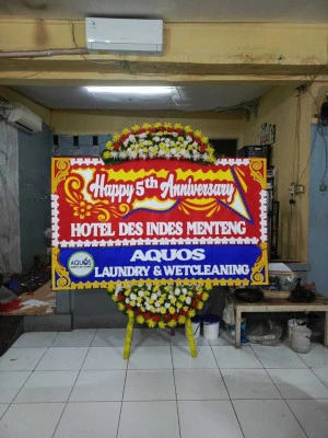 Papan Bunga di Rumah Duka Rspi Sulianti Saroso