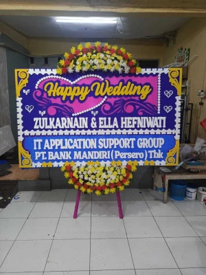 Papan Bunga di Rumah Duka Rspi Sulianti Saroso